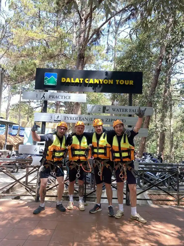 THE CANYONING DALAT BEGIN