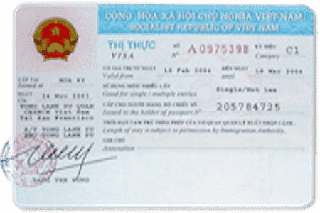 Visa procedure in Vietnam