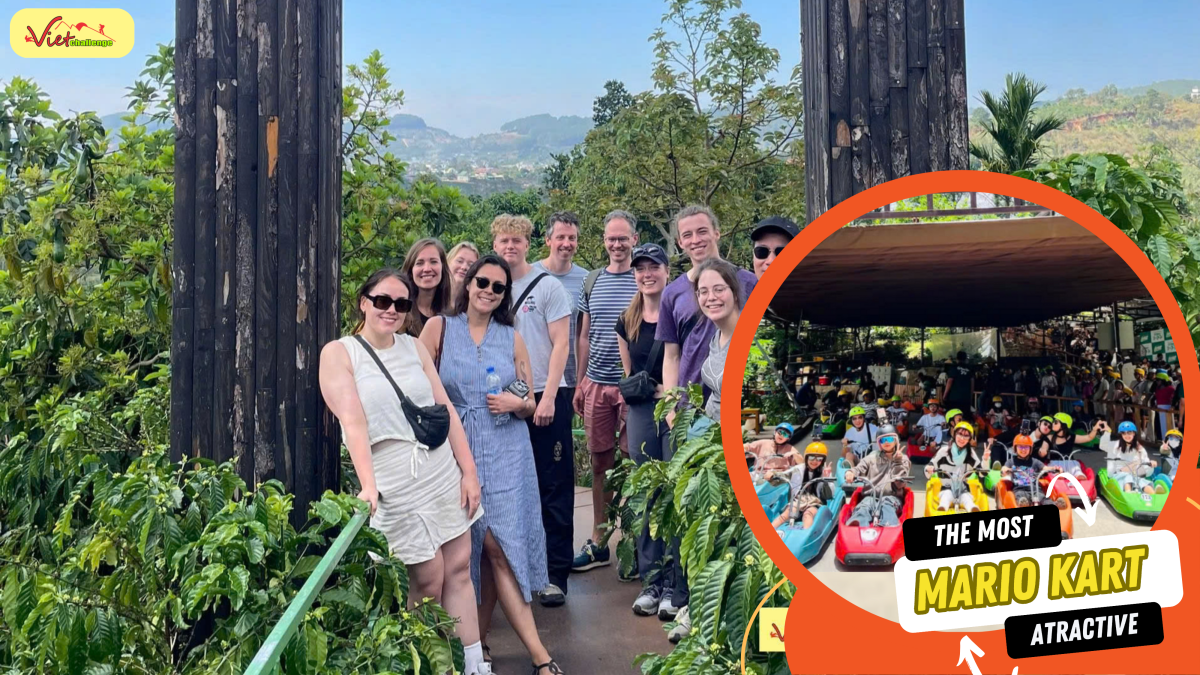Dalat Top Tourist Sights - Waterfall & Mario Kart & Mongo Land