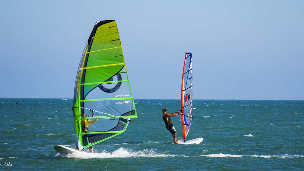 windsurfing