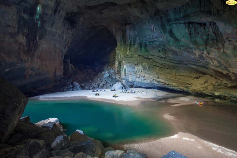 A big opening gate of cave