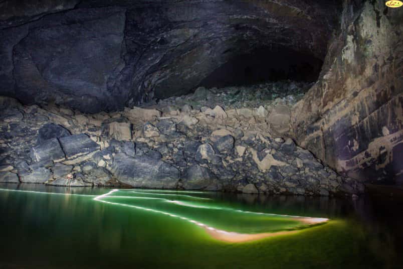 River in cave