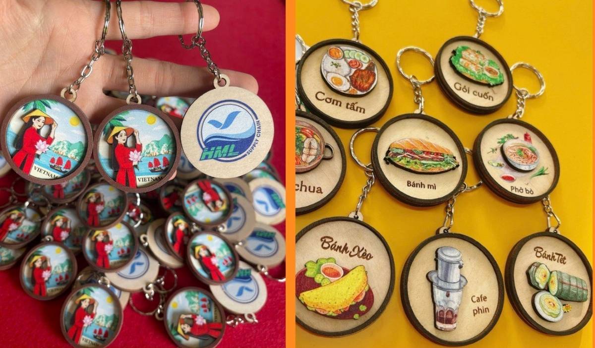 Wooden Keychains and Carvings